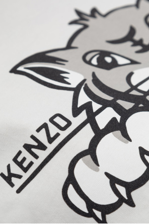 Kenzo Camiseta con logo estampado