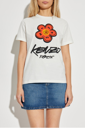 Kenzo Camiseta con logo estampado