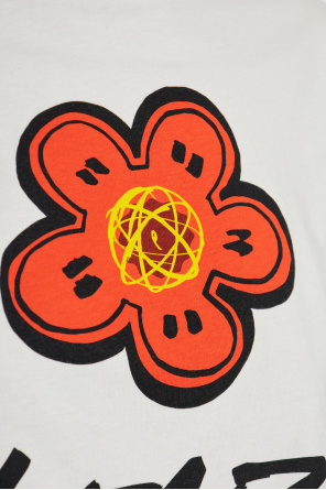 Kenzo Camiseta con logo estampado