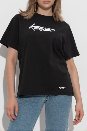 Kenzo Camiseta con logotipo estampado