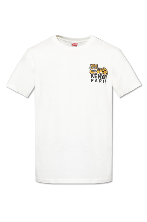 T-Shirt mit aufgesticktem Logo