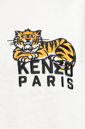 Kenzo T-Shirt mit aufgesticktem Logo