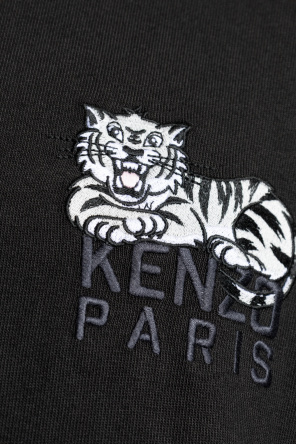 Kenzo Camiseta con logo bordado