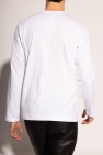 kapital soft linen open collar shirt ek 716 ecru Long-sleeved T-shirt