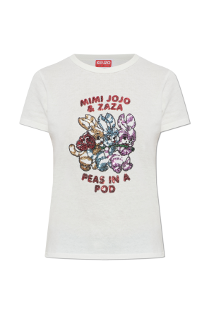 T-shirt with shimmering sequins od Kenzo