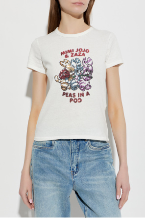 Kenzo T-shirt with shimmering sequins
