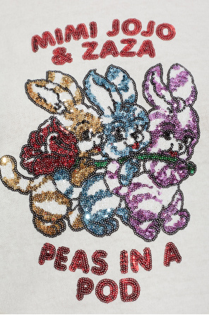 Kenzo T-shirt with shimmering sequins