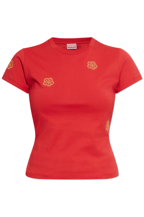 T-shirt z wyszytym logo