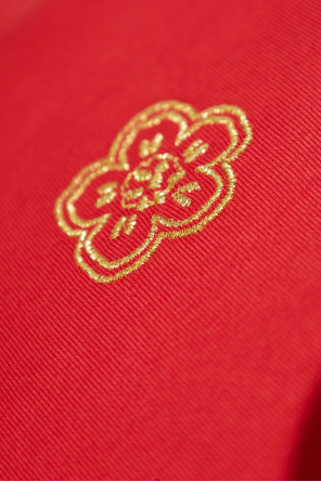 Kenzo T-shirt com logótipo bordado