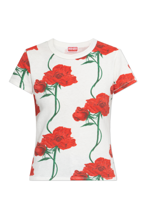 Camiseta con motivo floral