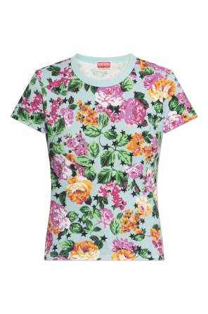 T-shirt with floral motif