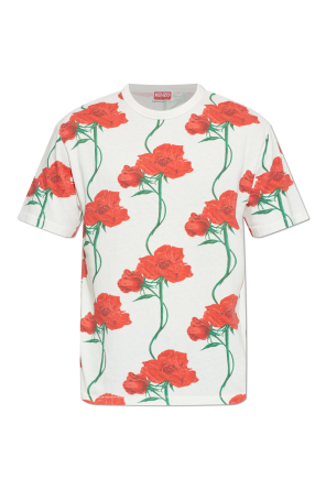 Camiseta con motivo floral