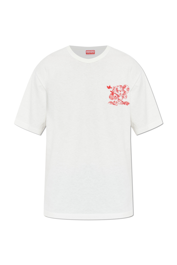 Kenzo T-shirt with embroidered pattern