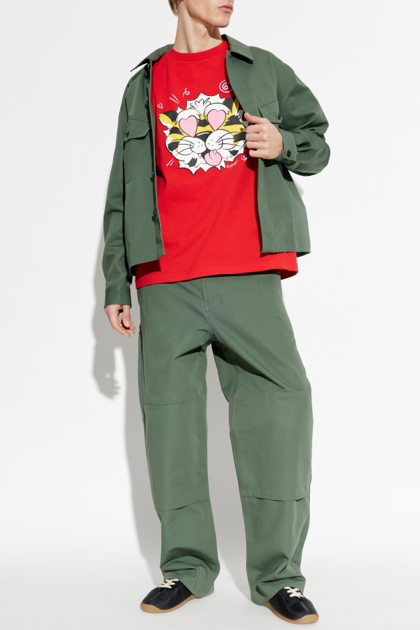 Kenzo T-shirt com estampado