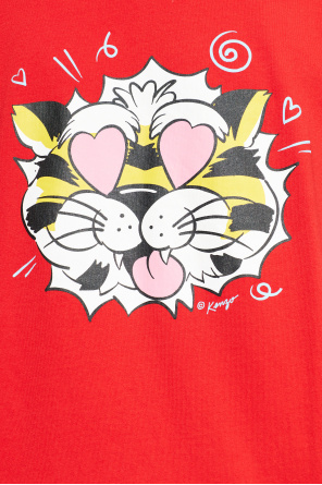Kenzo T-shirt com estampado