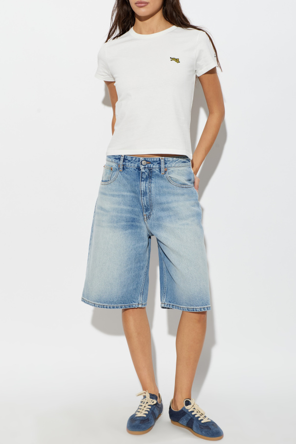 Kenzo T-shirt com remendo