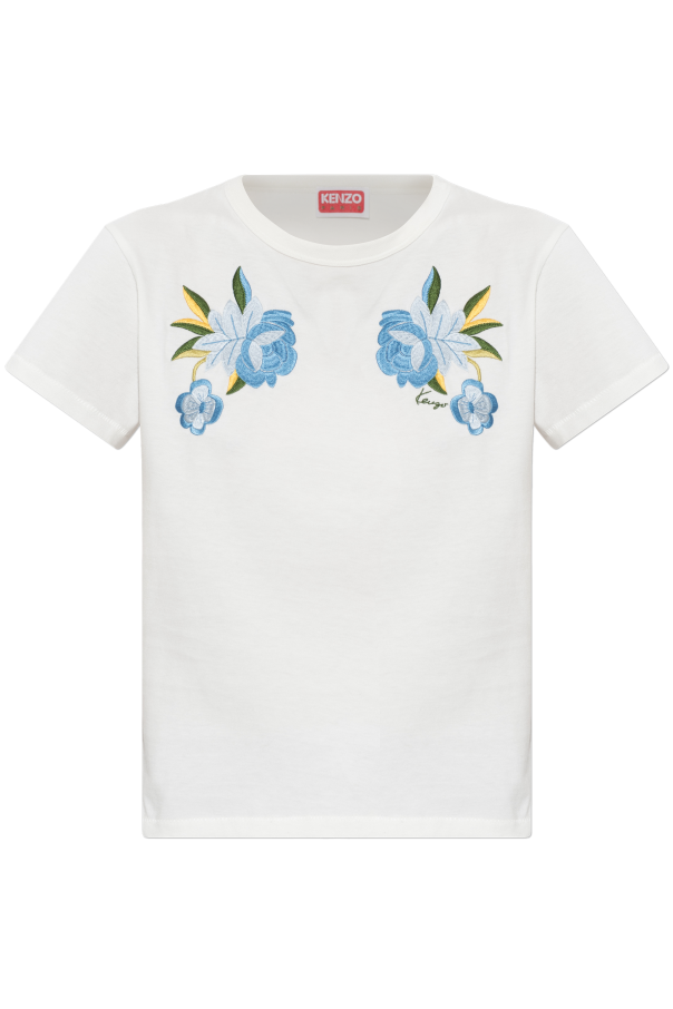 T-shirt with floral motif od Kenzo