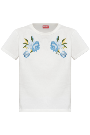 Camiseta con motivo floral