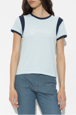 Kenzo T-shirt com logótipo