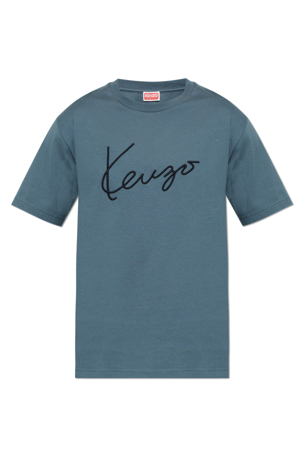 Kenzo Camiseta con logo bordado