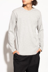 Scowl-print cotton T-shirt Long-sleeved T-shirt