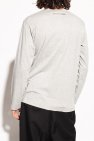 Scowl-print cotton T-shirt Long-sleeved T-shirt