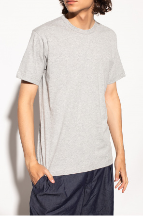 raglan-sleeves striped shirt T-shirt with logo