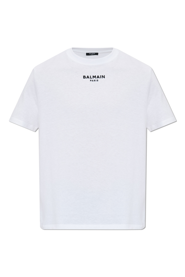 T-shirt with embroidered logo, zdjęcie 1 T-shirt with embroidered logo od Balmain