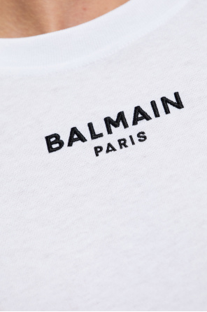 Balmain T-shirt with embroidered logo
