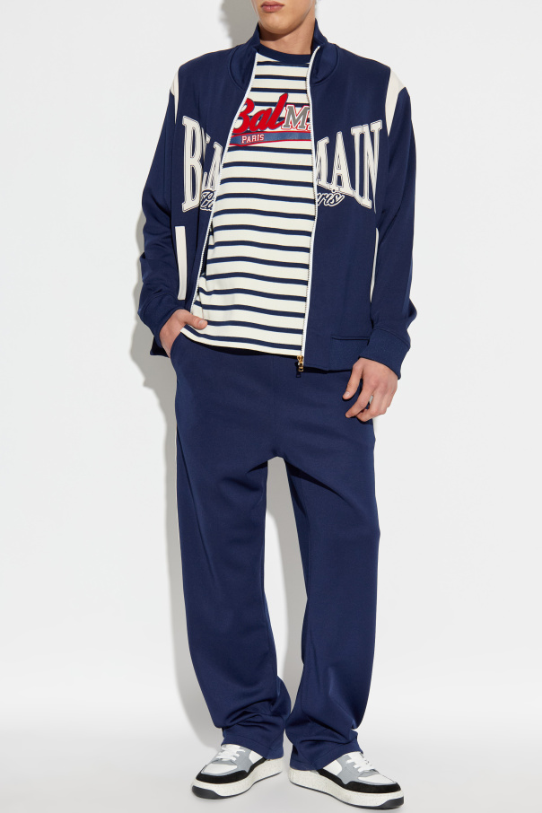 Balmain T-shirt with striped pattern