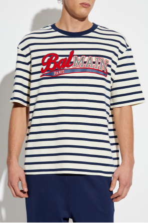 Balmain T-shirt with striped pattern