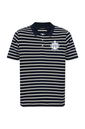 Striped pattern polo