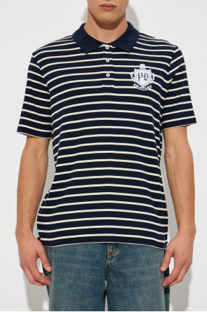 Balmain Striped pattern polo