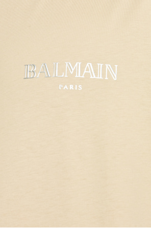 Balmain Camiseta con logo estampado