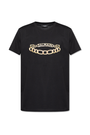 T-shirt with print od Balmain