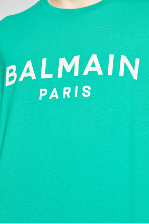 Balmain T-Shirt mit aufgedrucktem Logo