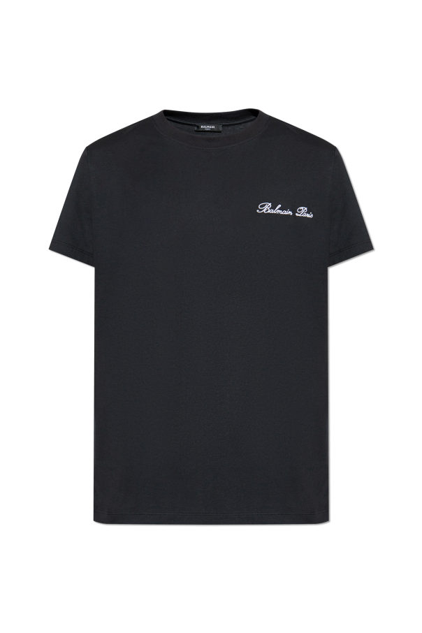 Balmain T-shirt with embroidered logo