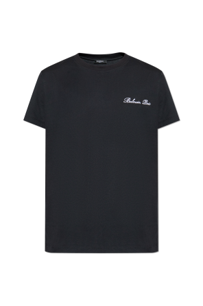 T-shirt with embroidered logo