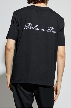 Balmain T-shirt with embroidered logo