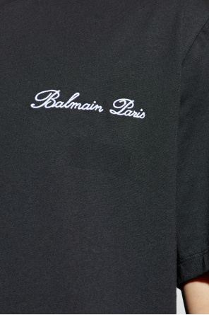 Balmain T-shirt with embroidered logo