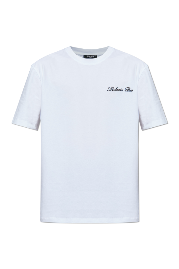 Balmain T-shirt with embroidered logo