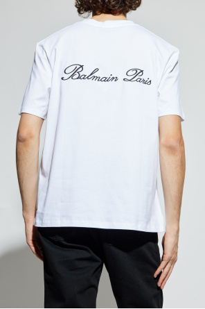 Balmain T-shirt with embroidered logo