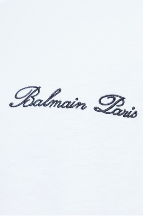 Balmain T-shirt with embroidered logo