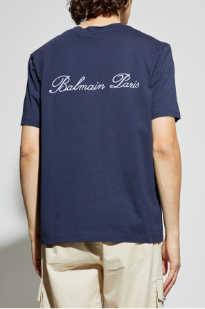 Balmain T-shirt with embroidered logo