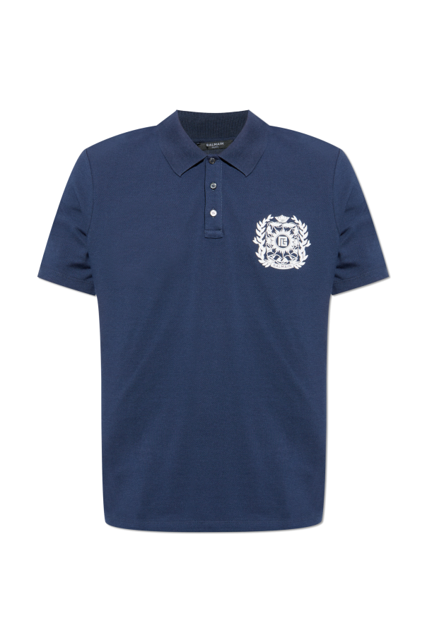 Polo with logo od Balmain