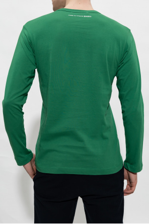 Comme des Garçons Shirt New Balance Fotboll Svart t-shirt med logga