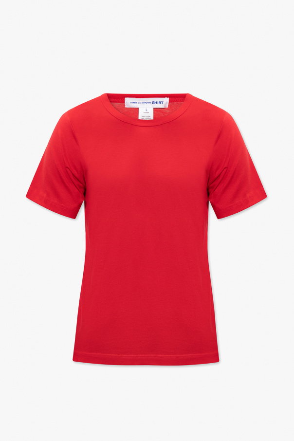 Comme des Garçons Shirt Polo Ralph Lauren slim fit player logo pique banded collar shirt shirt in aviator navy