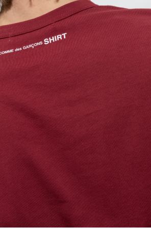 Comme des Garçons shirt wool T-shirt wool with logo