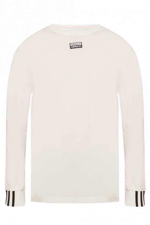 adidas originals crew neck sweatshirt with patches