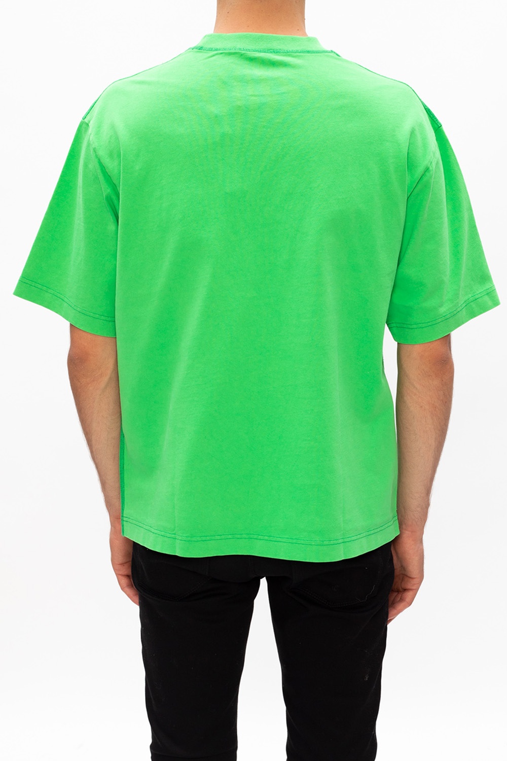 T-shirt Color green - SINSAY - 8155J-77X